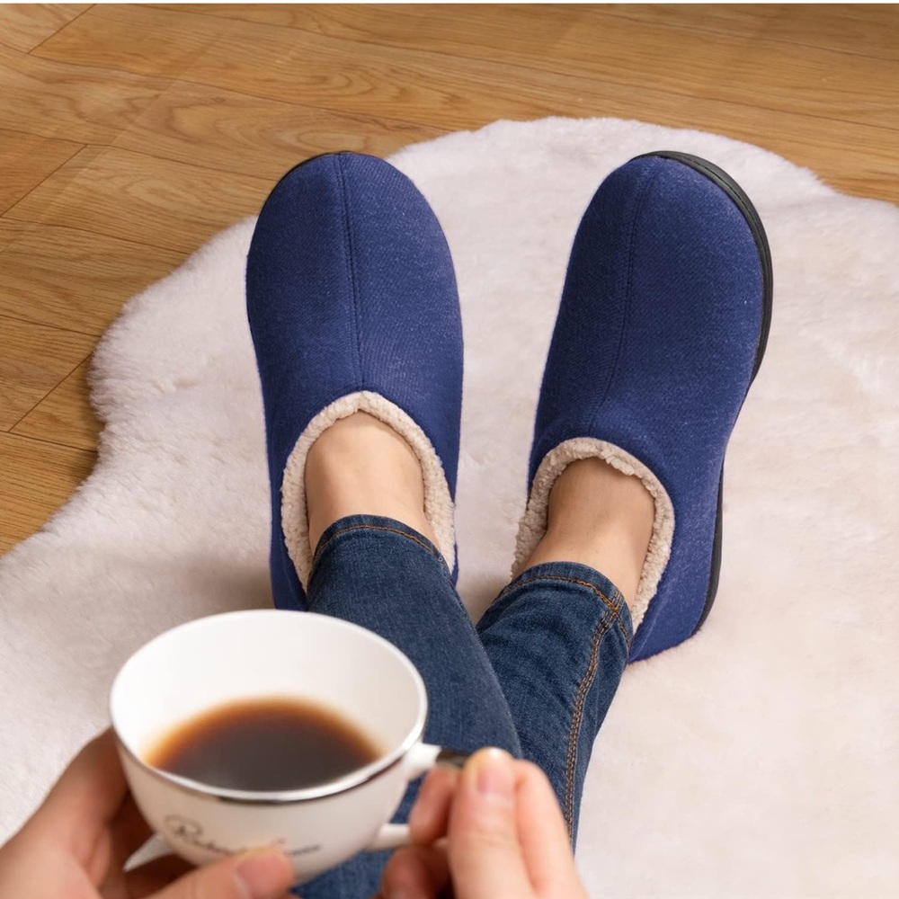 Ultra ideas -House Slippers with Memory Foam and Anti-Skid Rubber Sole - Picture 8 of 16